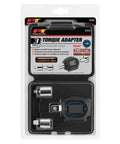 Digital Torque Adapter With 1/2 Inch Drive Includes 3/8 Inch And 1/4 Inch Adapters Rotatable Display 30 To 150 Foot Pound Range
