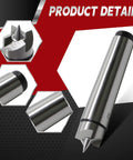 MT2 Wood Lathe Live Center Set With 4 Piece Spur Cup Kit Arbor Drive Driver and Five Eighths Inch Spur Center metal components