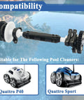 Drive Shaft Assembly Tool Kit R0837500 Compatible For P40 Sport pool cleaner with gears and compatibility information
