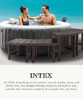 PureSpa Bench Set For Inflatable Hot Tubs 2 Medium And 2 Tall Seats With Built In Storage Compatible With 4 Person Round Spas