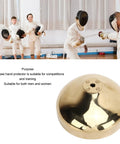 Fencers training with Fencing Epee Hand Protector Guard Pro-Grade Aluminum Alloy Construction With Gold Finish visible