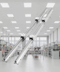 Dope Linear Rail Kit 1000mm SBR12 With Two Rails And Four SBR12UU Sliding Blocks in an industrial setting for automated machines