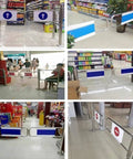 Heavy Duty Automatic Swing Gate With Bulletproof Metal Build And No Drama Crowd Control For Warehouses Retail Stores Libraries, left opening.