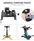 Transmission Jack Adapter For Cars And Trucks Converts Hydraulic Floor Jacks To A 1100 Pound Capacity Gearbox Removal Rig with saddle shaft