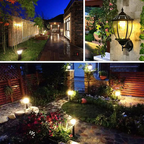 Low Voltage Landscape Light Bulbs T5 11W 12V Wedge Base For Outdoor Fixtures in garden path and yard settings, soft glow