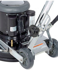 Close-up of Corded Low Speed Floor Machine, 17 Inch Cleaning Path, Stainless Steel Construction, Heavy Duty 1.5 HP Motor, 50 Foot Cord