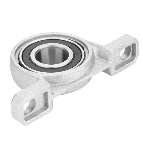 Tough As Nails Two Bolt Pillow Block Bearing With 20mm Bore Zinc Alloy Housing close-up showing precision ball insert.