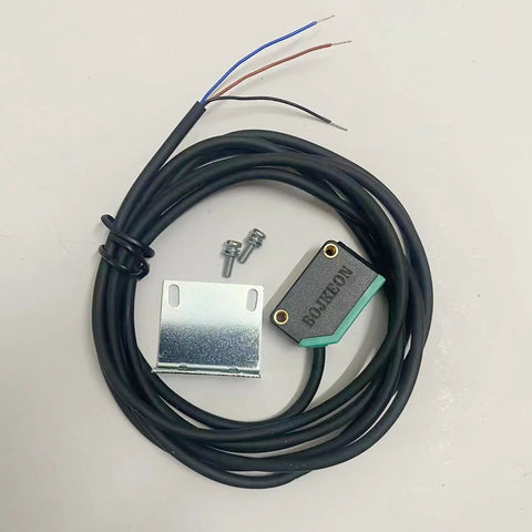 Diffuse Photoelectric Sensor With Background Suppression 5 To 350mm Sensing Range 10 30V DC PNP Output IP66 Waterproof Compact