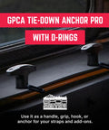 Quick Swap Hardtop Thumbscrews M8 X 25mm Bolts For Ford Bronco And Jeep Wrangler with D-rings installed as anchors.
