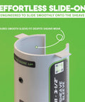 Feeding sheave sleeve adapter, 3-1/2 in, gray metal body, close-up view