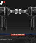 Front Outer Tie Rod Ends Set For Mitsubishi Outlander 2007 2019 Outlander PHEV 2019 Outlander Sport 2011 2019 And Lancer 2008 2017 Replacement Steering Tie Rod End Pair For Front Left And Right Durable Easy Install