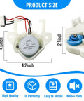Upgraded GE Washer Parts Kit With Mode Shifter Actuator, dimensions 4.6 x 4.2 x 2.1 inches, for front load washers
