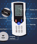 Handheld Surface Roughness Tester With Diamond Probe, Digital Profilometer For Metal Surfaces, 0.001μm Precision, 160μm Range, Rechargeable With LCD Display, Quick Readouts For Pro Level Machining And Quality Control, front view