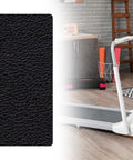 Durable Treadmill Mat Protector for Carpets and Hardwood Floors next to treadmill, non-slip PU leather texture, 70x150x0.6cm