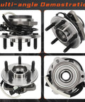 Front Wheel Bearing And Hub Assembly Fits Ford Ranger 2009 2011 And Mazda B4000 2003 2010 4WD 5 Lugs With ABS - OE Replacement