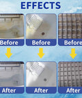 Ice Machine Cleaner And Descaler Tablets For All Major Brands Nickel Safe Descaler For Countertop Portable And Commercial Icemakers 24 Pack Food Grade Citric Acid Based Cleaning Solution showing before and after effects on ice maker components.