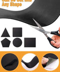 Cutting Oversized Non Slip Furniture Pads For Hardwood Floors 39.4 By 5.9 Inches Cuttable Self Adhesive Peel And Stick Floor Protectors