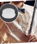 Close-up of Transparent Silicone Flute Plugs And Open Hole Key Caps Kit for easy tone tweaks, shown with flute setup.