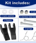 Extension Ladder Lock Flipper Kit 29 1 Replacement for aluminum and fiberglass ladders kit contents