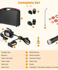 Complete set of Ultra High Pressure Handheld Steam Cleaner for Auto Detailing with accessories and case