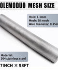 304 Stainless Steel Window Screen Mesh Roll 47 Inch By 98 Ft Built Tough Durable Corrosion Resistant Wire Mesh Roll