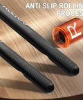 Bike Pedal Thread Repair Kit 9 By 16 Inch focus on anti-slip rolling process with orange guide tool on wood surface.