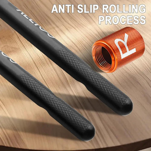9/16-20 Bike Pedal Thread Repair Kit For Crank Arm Rethreading Tap Set with anti-slip T handle and threaded inserts.