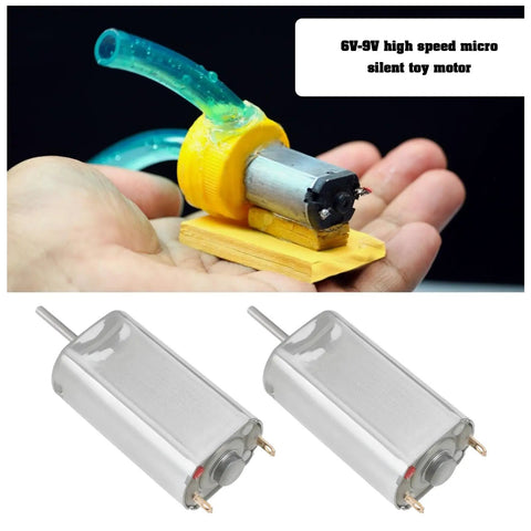 5 Pack Quiet DC Toy Motors 6V-9V High Speed 14000 RPM Replacement Part FF-050SK-11170 for mini fans and DIY projects