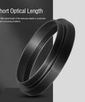 Telescope Adapter M48X0.75 To M42X0.75 And M42X1 Female To M42X0.75 Male, Converts To T2 Male, anodized aluminum ring detail