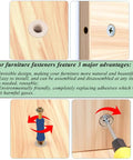 Tough As Nails Cam Lock Fasteners For Furniture Building And Cabinet Connectors With Hidden Deck Fitment No Sweat Setup Pro Grade Wood To Wood Joining Hardware 30 Piece Bulk, installation guide on wooden panels.