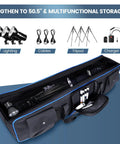 Beefed Up Heavy Duty Tripod Carrying Case Bag 50.5 Inch Long Waterproof Nylon Gear with removable pads and pockets for tripods.