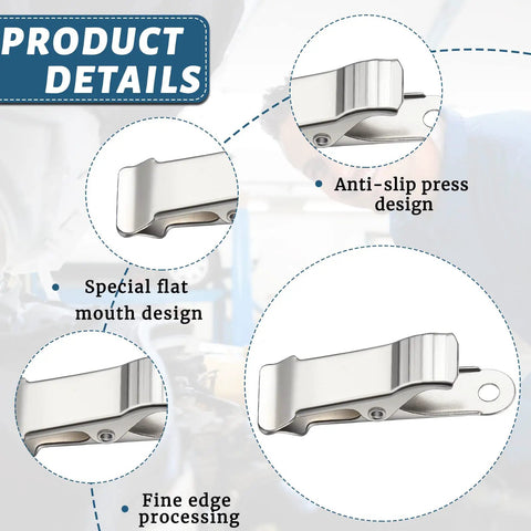 10 Pcs Mini Metal Clamps Crocodile Clips One Half Inch Wide Spring Clamps With Smooth Jaw And Five Sixteenth Inch Capacity Silver Pack