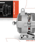 Side view of a 12V 95A High-Output Car Alternator For Ford F150 F250 Explorer E350 Econoline Ranger Bronco Aerostar Escort