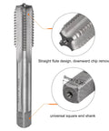 Close-up of M14 X 2 Left Hand Tap And Die Set For Quick Thread Repair And Metalworking, showing round die with straight flute