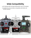 Three RC transmitters compatible with 2.4GHz ER16 ELRS FPV 16CH Receiver With Dual IPEX MHF 1 Antenna For T12D T16D TX16S