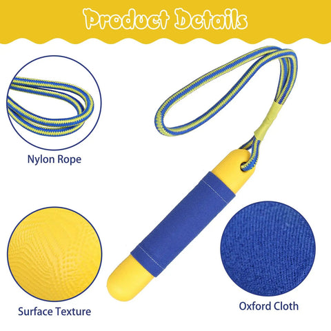 Two Pack Dog Pool Toys Float On Water, Interactive Fetch Toy For Training And Retrieval, Durable Bumper Style