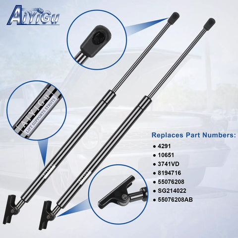 Rear Hatch Shocks And Lift Gate Struts Set For Jeep Cherokee 1997 To 2001 Base Classic Country Limited SE Sport Direct Fit