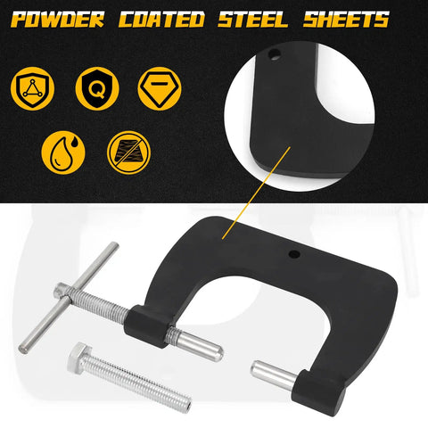 Pro Grade Semi Tubular Rivet Tool Kit Including Fifty Durable Aluminum Fasteners Crafted For Rapid Soft Steel Joining And Weekday Garage Grinds