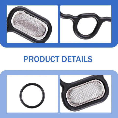 VTEC Solenoid Gasket Kit For Head Cylinder Valve With Sealing Ring And Filter Spool Valve OEM Spec 15815 R40 A01 close-up