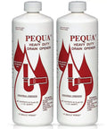 Two 32 oz bottles of Heavy Duty Drain Opener, Industrial Strength Clog Remover with non-acid formula for sinks and tubs.