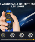 Ultra Slim 5.5mm USB Endoscope Borescope With 6 LED Lights showing adjustable brightness control