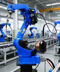 Heavy Duty Cnc Robotic Welding Arm For Metal Rack Assembly With No Sweat Programming And Multi Material Flexibility For Serious Shop Work And Fast Setup, close-up view of arm in action.