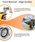 Top Shelf Two Inch Caster Wheels With Dual Locking Mechanism And Pedal Brake Swivel Casters Set Of Four Heavy Duty rig showing high quality materials and design features.