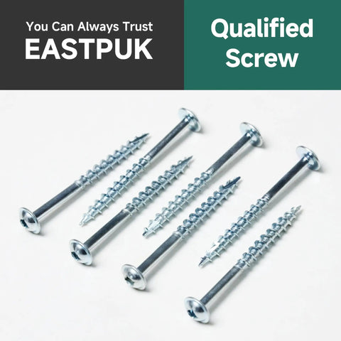 Pocket Hole Screws Kit 95Pcs With 150mm Drill Bit And Magnetic Driver Bit, Anti Rust Zinc Plated #8 Self Tapping Wood Screws