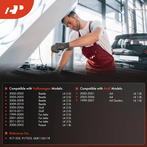 Mechanic using Must Have Engine Oil Dipstick For Volkswagen And Audi 1.8L 2.0L Engines Fits Jetta Beetle Golf Passat A4 A4 Quattro