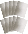 Ten Pack Microwave Waveguide Covers 5.9 By 4.7 Inches Mica Sheets Easy To Cut Replacement Heat Insulation For Most Microwave Ovens