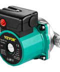 Hot Water Recirculating Pump 93W 110V With Stainless Steel Head, Three Quarter To One Half Inch Brass Adapter, side view
