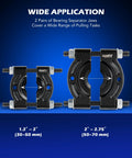 30 Piece Bearing Puller And Housing Removal Set showing two sizes of bearing separator jaws for cars, ATVs, and light trucks