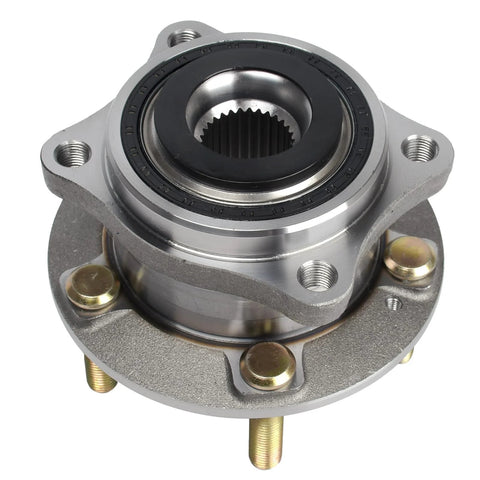 Pair Of Two AWD Wheel Hub Bearing Assemblies OEM Grade For Hyundai Santa Fe 2007 Through 2019 And Veracruz 2007 Through 2012