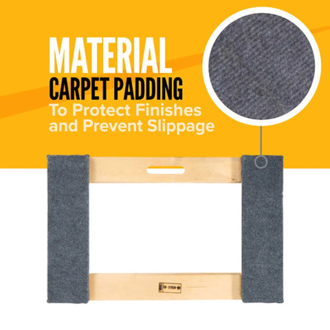 Rock Solid Carpeted Moving Dolly 18 X 30 Inches Built Around A Heavy Duty Hardwood Frame With Four Easy Roll Rubber Swivel Casters For No Sweat Furniture Hauling Up To One Thousand Pounds